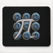 Blueberry Pi of Pie - Food Graphic Art Pi Day Muismat (Voorkant)