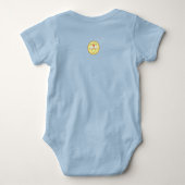 Blueberry Pi Schattigee Wiskunde Pi Day Kind Baby  Romper (Achterkant)