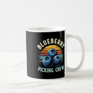 Blueberry Picking Crew Farmer Farming Koffiemok