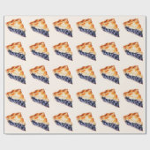 Blueberry Pie Cadeaupapier (Vlak)