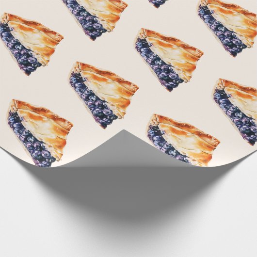 Blueberry Pie Cadeaupapier (Hoek)