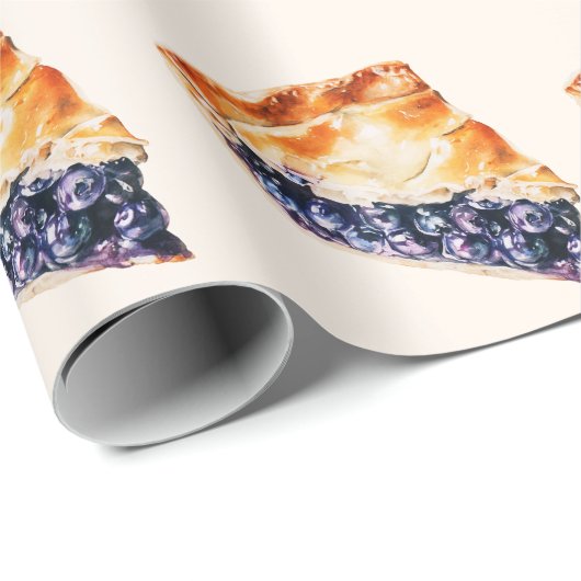 Blueberry Pie Cadeaupapier (Rol Hoek)