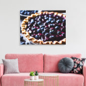 Blueberry Pie Canvas Afdruk (Insitu (Woonkamer))