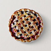 Blueberry Pie Fun Food Button (Voorkant)