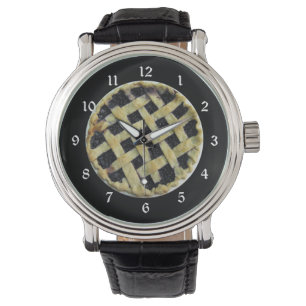 Blueberry Pie Fun Novelty Watch Horloge