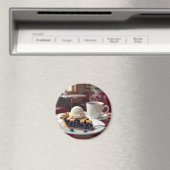 Blueberry Pie, ijs en koffie Magneet (Insitu (Vaatwasser))