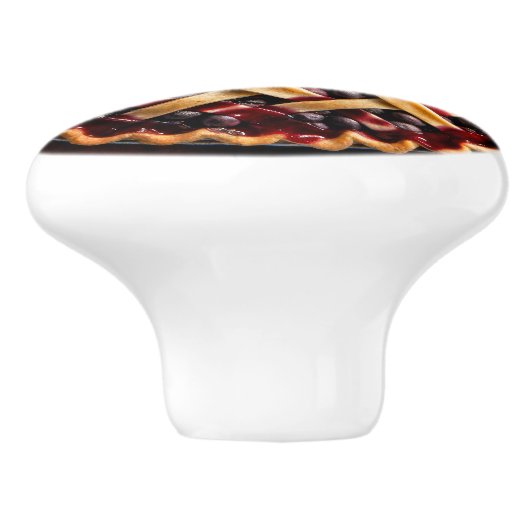 Blueberry Pie Keramische Knop (Zijkant)