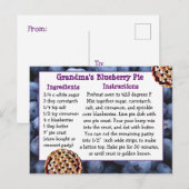 Blueberry Pie Recept Briefkaart