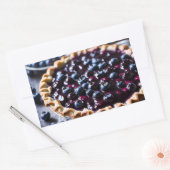 Blueberry Pie Rechthoekige Sticker (Envelop)