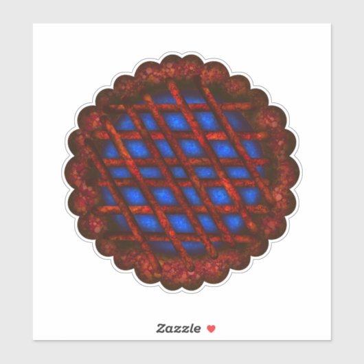 Blueberry Pie Sticker (Vel)