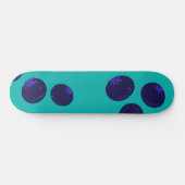 Blueberry Pop – Minimal Fruit Pattern Skateboard (Horizontaal)