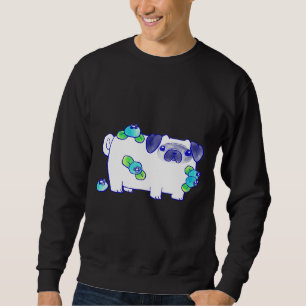 Blueberry Pug Waterverf Classic T-Shirt 579