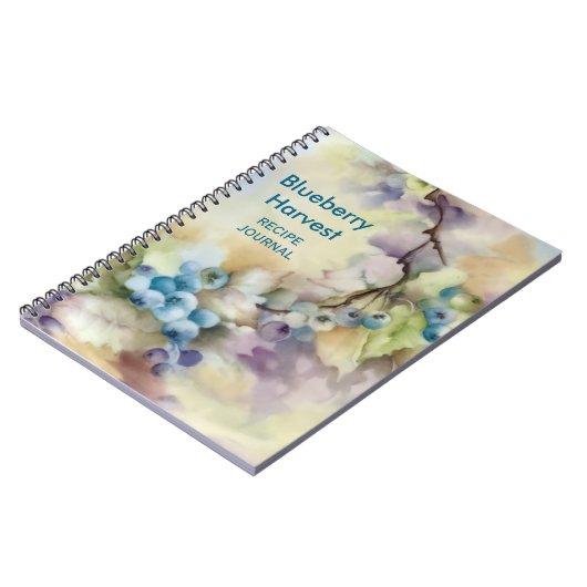 Blueberry-recept Notitieboek (Linkerzijde)