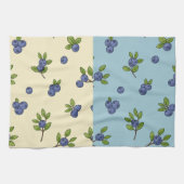 Blueberry Repeat Pattern – Pastel Vibe Theedoek (Horizontaal)