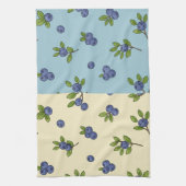 Blueberry Repeat Pattern – Pastel Vibe Theedoek (Verticaal)