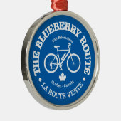 Blueberry Route (cycling) Metalen Ornament (Rechts)