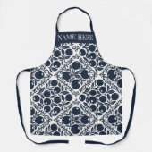 Blueberry Rustic Farmhouse French Country Recipe Schort (Voorkant)