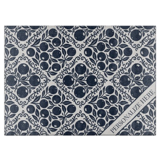 Blueberry Rustic Farmhouse French Country  Snijplank (Voorkant)