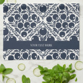 Blueberry Rustic Farmhouse French Country  Theedoek (Gevouwen)