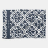 Blueberry Rustic Farmhouse French Country  Theedoek (Horizontaal)