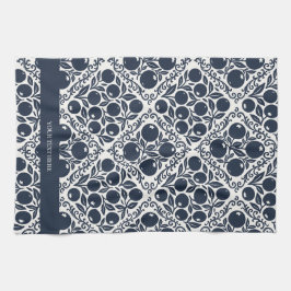 Blueberry Rustic Farmhouse French Country Theedoek