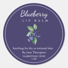 Blueberry Salve / Balm Label