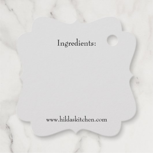 Blueberry Sauce Zelfgemaakte Fruit Inblikken Jar L Bedankjes Labels (Achterkant)