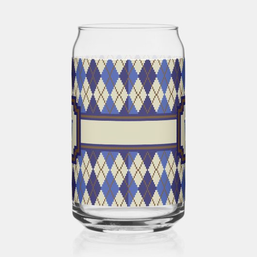 Blueberry Scone Argyle Blikvorm Glas (Rechts)