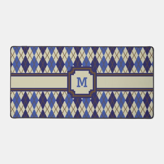 Blueberry Scone Argyle Bureaumat (Voorkant)