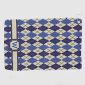 Blueberry Scone Argyle Golf Towel Golfhanddoek (Horizontaal)