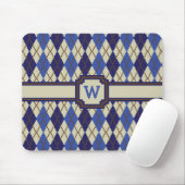 Blueberry Scone Argyle Mousepad Muismat (Met muis)