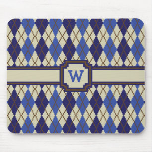 Blueberry Scone Argyle Mousepad Muismat
