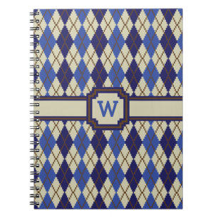 Blueberry Scone Argyle Notitieboek