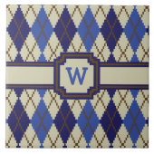 Blueberry Scone Argyle Tegel Tegeltje (Voorkant)