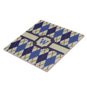 Blueberry Scone Argyle Tegel Tegeltje (Zijkant)