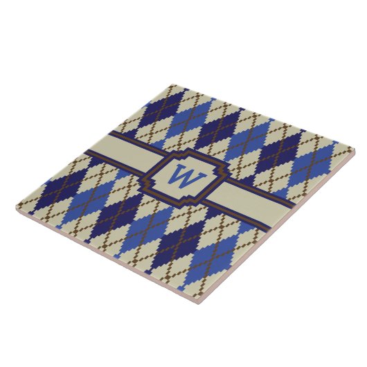 Blueberry Scone Argyle Tegel Tegeltje (Zijkant)