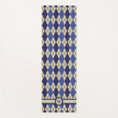 Blueberry Scone Argyle Yoga Mat (Voorkant)
