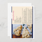 Blueberry Scones Blank Kaart (Voorkant / Achterkant)