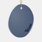 Blueberry Sideway Keramisch Ornament (Rechts)