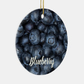 Blueberry Sluiten Detail voor Vegans Keramisch Ornament (Rechts)