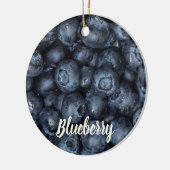Blueberry Sluiten Detail voor Vegans Keramisch Ornament (Links)