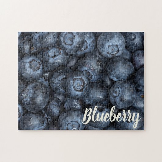 Blueberry Sluiten Detail voor Vegans Legpuzzel (Horizontaal)