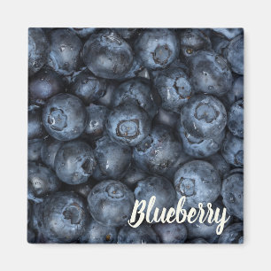 Blueberry Sluiten Detail voor Vegans Magneet