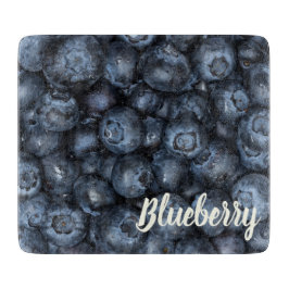 Blueberry Sluiten Detail voor Vegans Snijplank