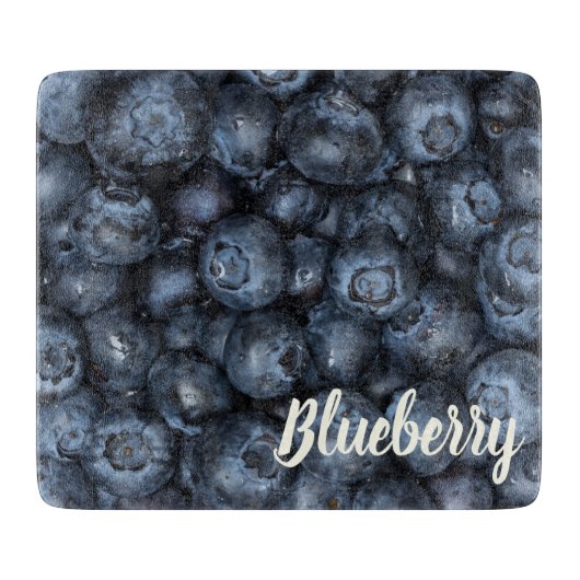 Blueberry Sluiten Detail voor Vegans Snijplank (Voorkant)