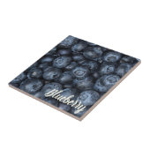 Blueberry Sluiten Detail voor Vegans Tegeltje (Zijkant)