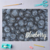 Blueberry Sluiten Detail voor Vegans Tissuepapier (Craft)