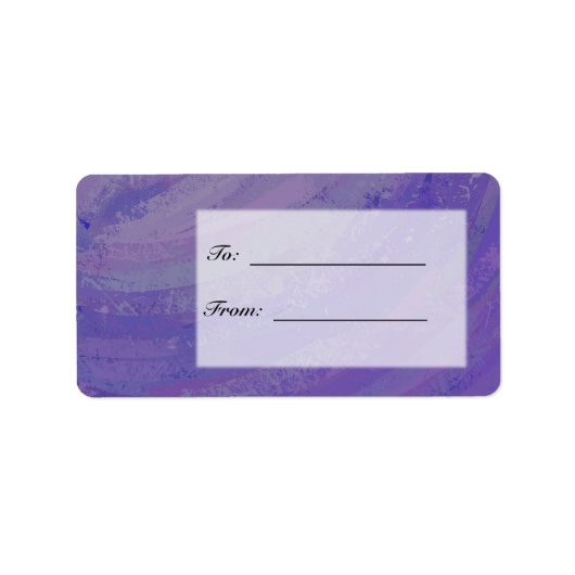 Blueberry Smear en Black Monogram Etiket (Voorkant)