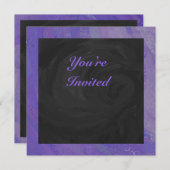 Blueberry Smear en Black Monogram Kaart (Voorkant / Achterkant)