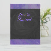 Blueberry Smear en Black Monogram Kaart (Staand voorkant)